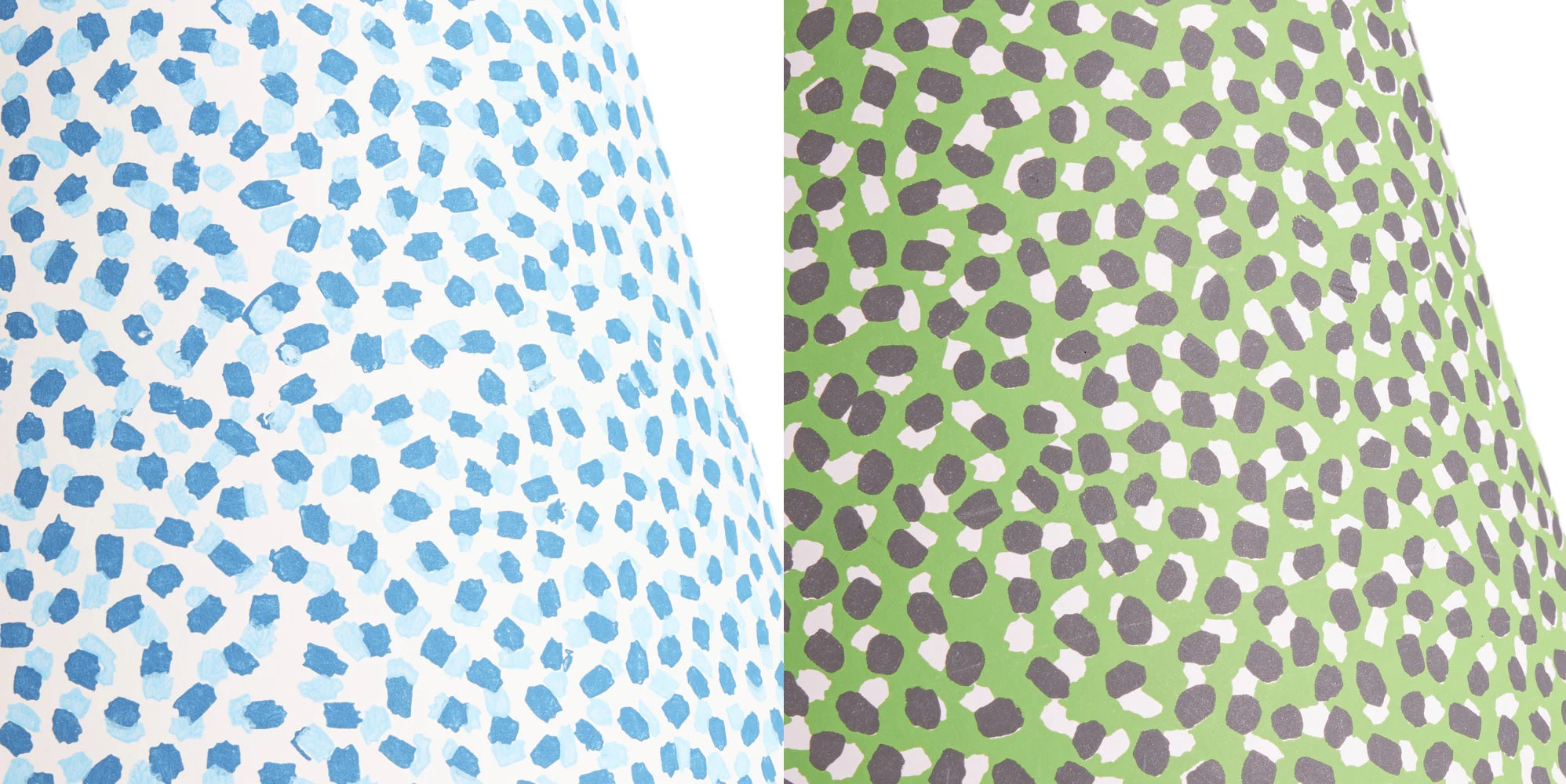 blue indigo and emerald black and white